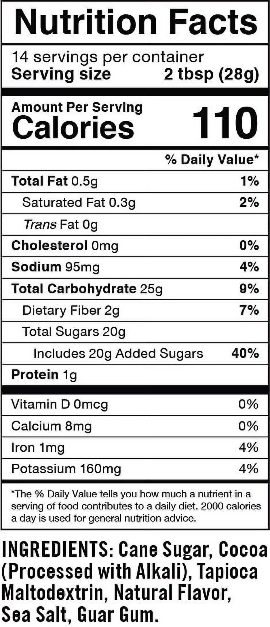 Natural Hot Chocolate Mix Variety Pack 42 Oz Dairy-Free Vegan P4652