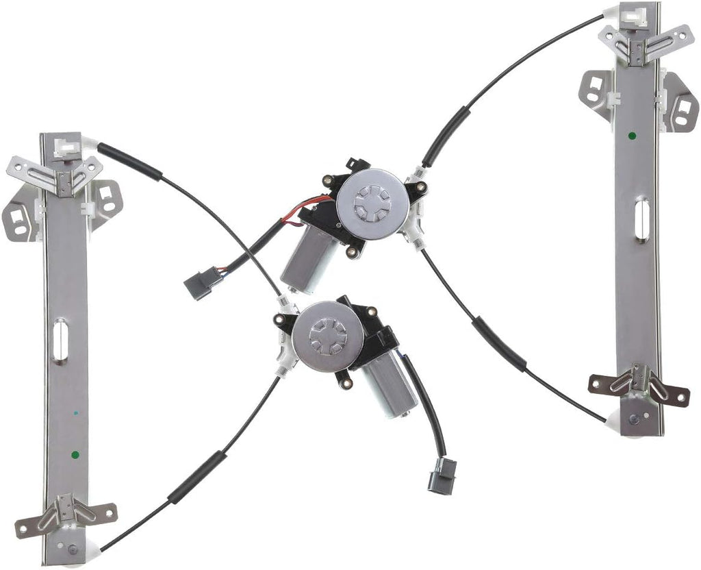 Power Window Regulator with Motor Front Right Passenger Side Pack of 2 V65132