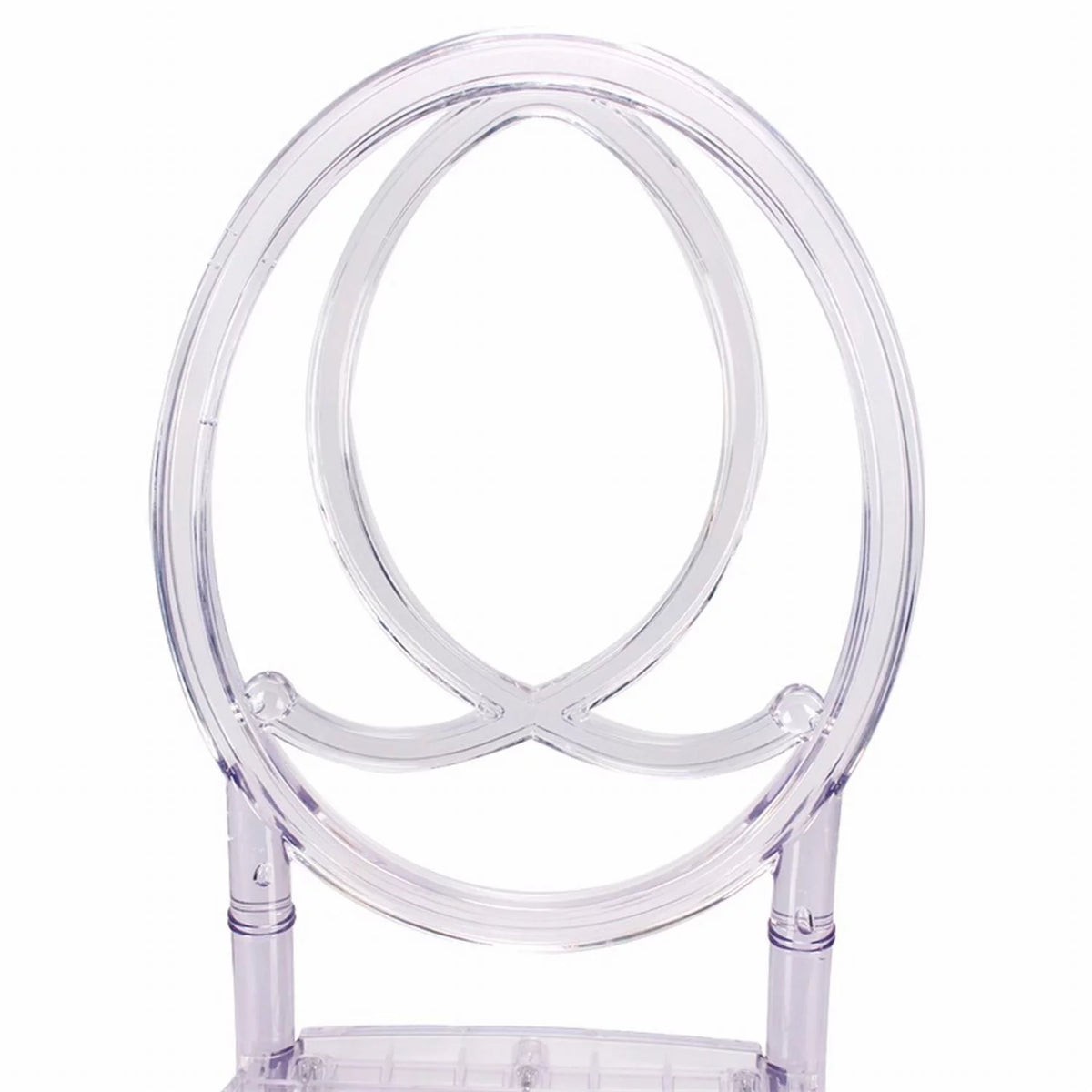 4 Pcs Stacking Clear Chiavari Chairs O285
