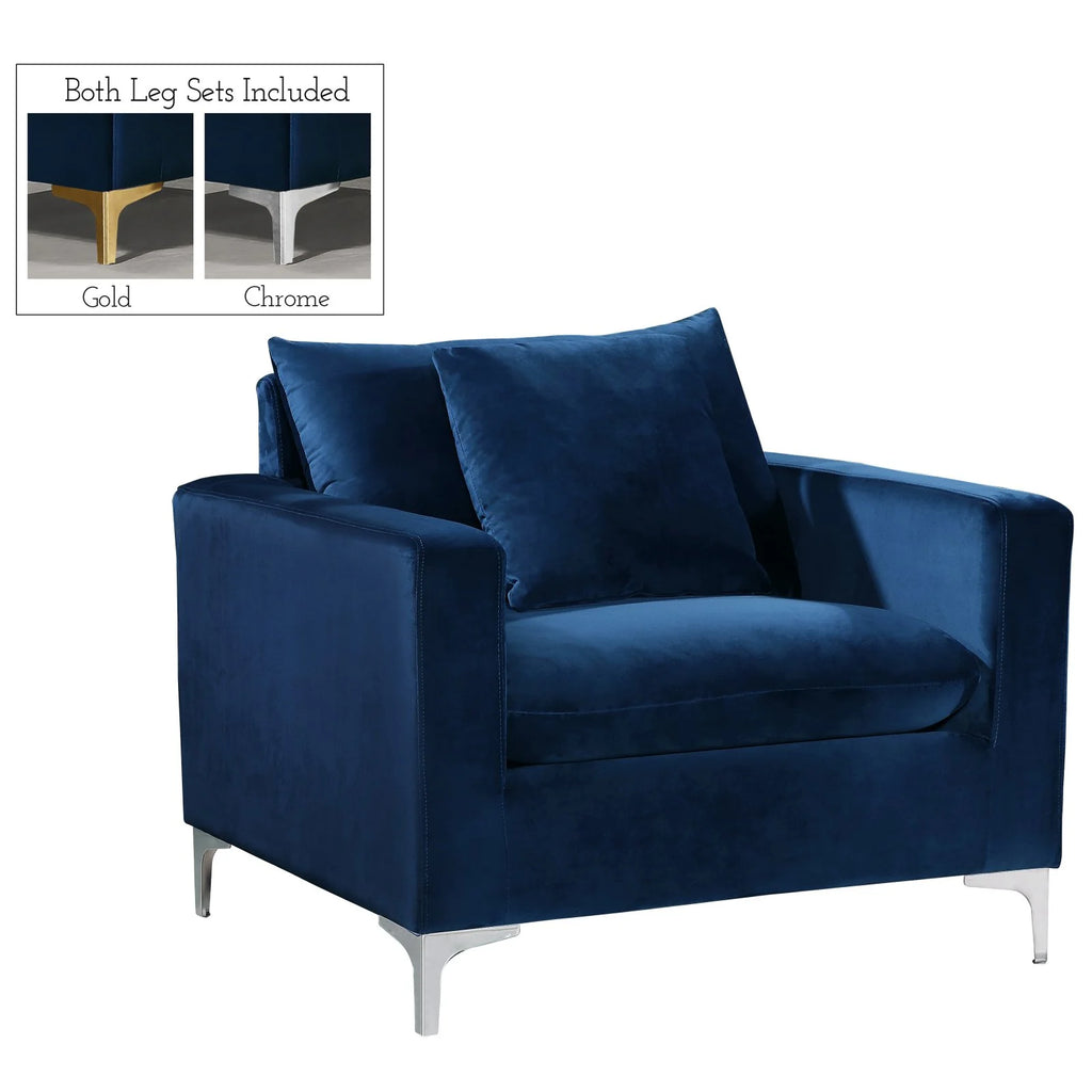 Pink Velvet Accent Chair M2417