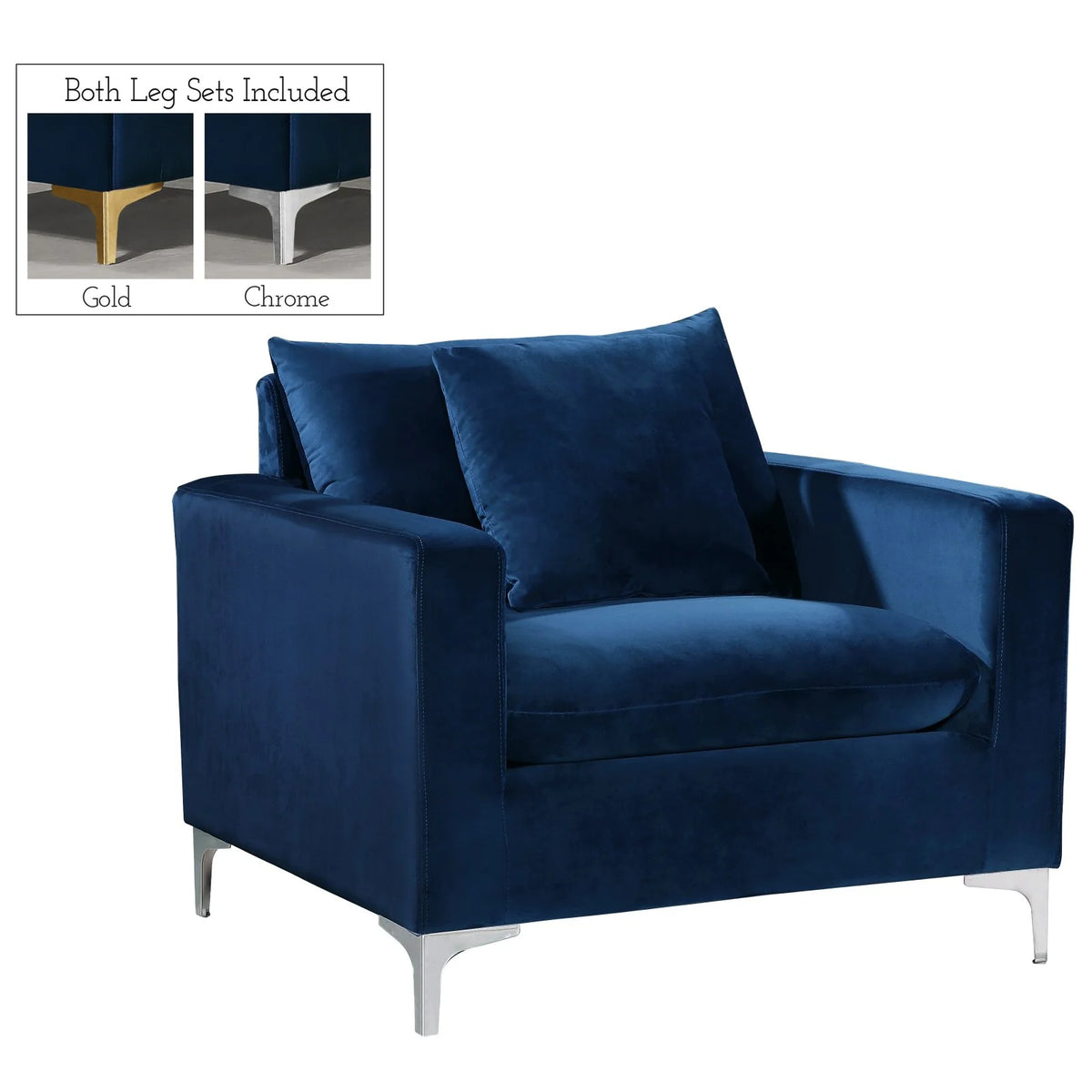 Pink Velvet Accent Chair M2417