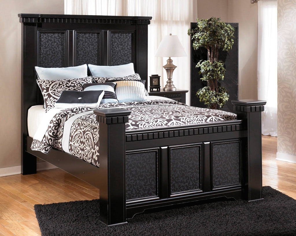 Queen Mansion Bed Black M661