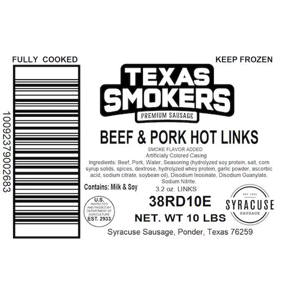 Red Hot Link, 10 Pound V552038