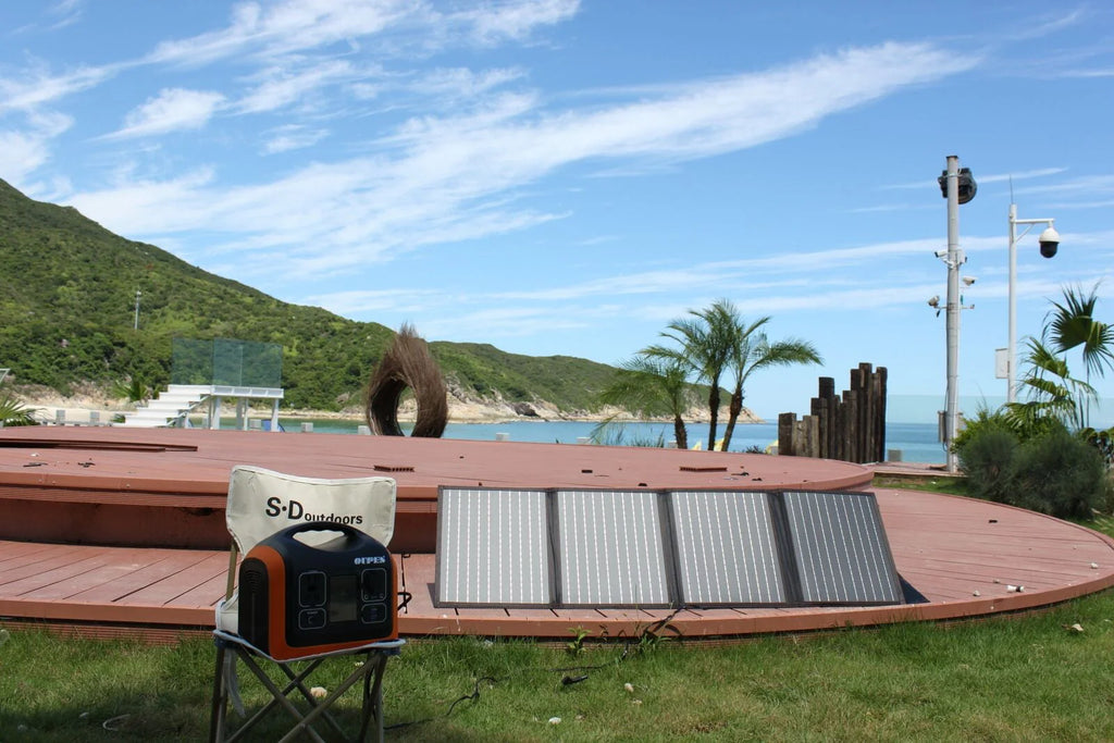 1800W Portable Power Station with 2 100W Panels H8866