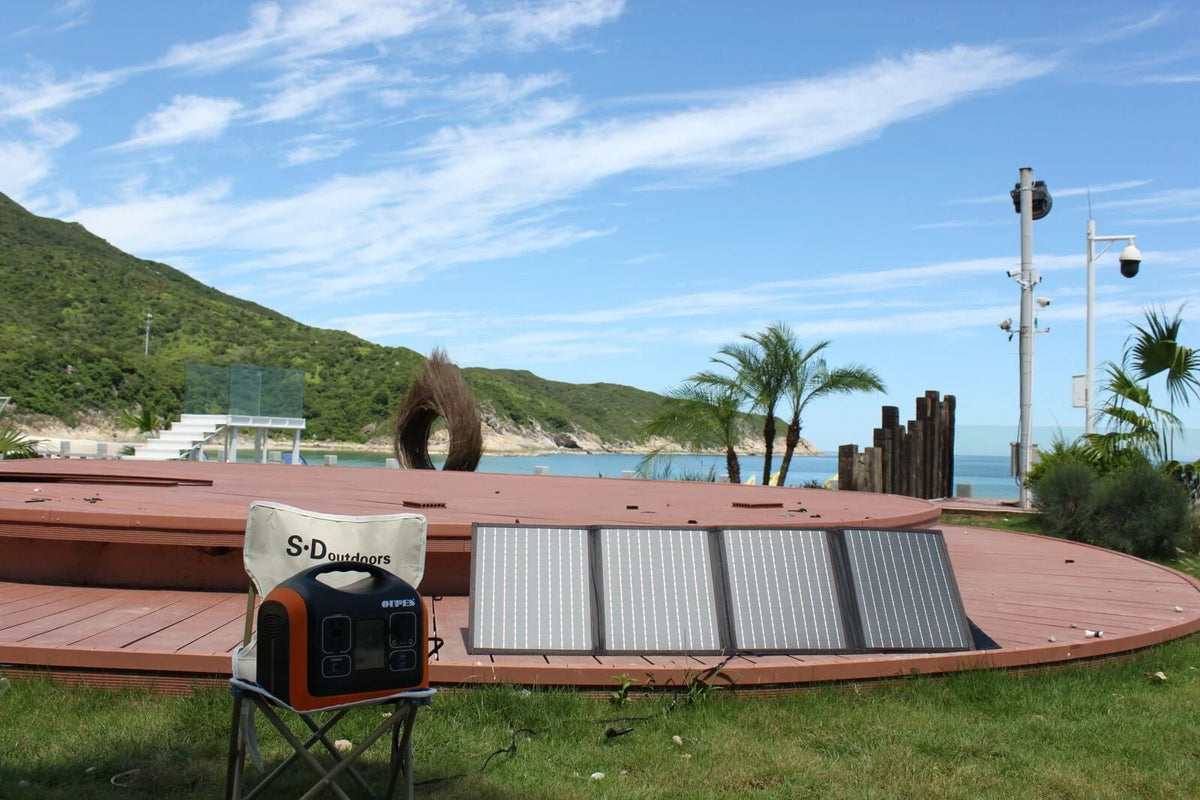 1800W Portable Power Station with 2 100W Panels H8866