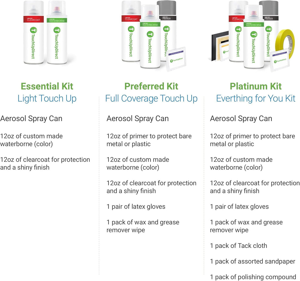 Silver Knockout Metallic Touch Up Paint Aerosol Pack of 2 X18013