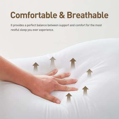 Cooling Bed Pillows King Pack of 4 Black P23657