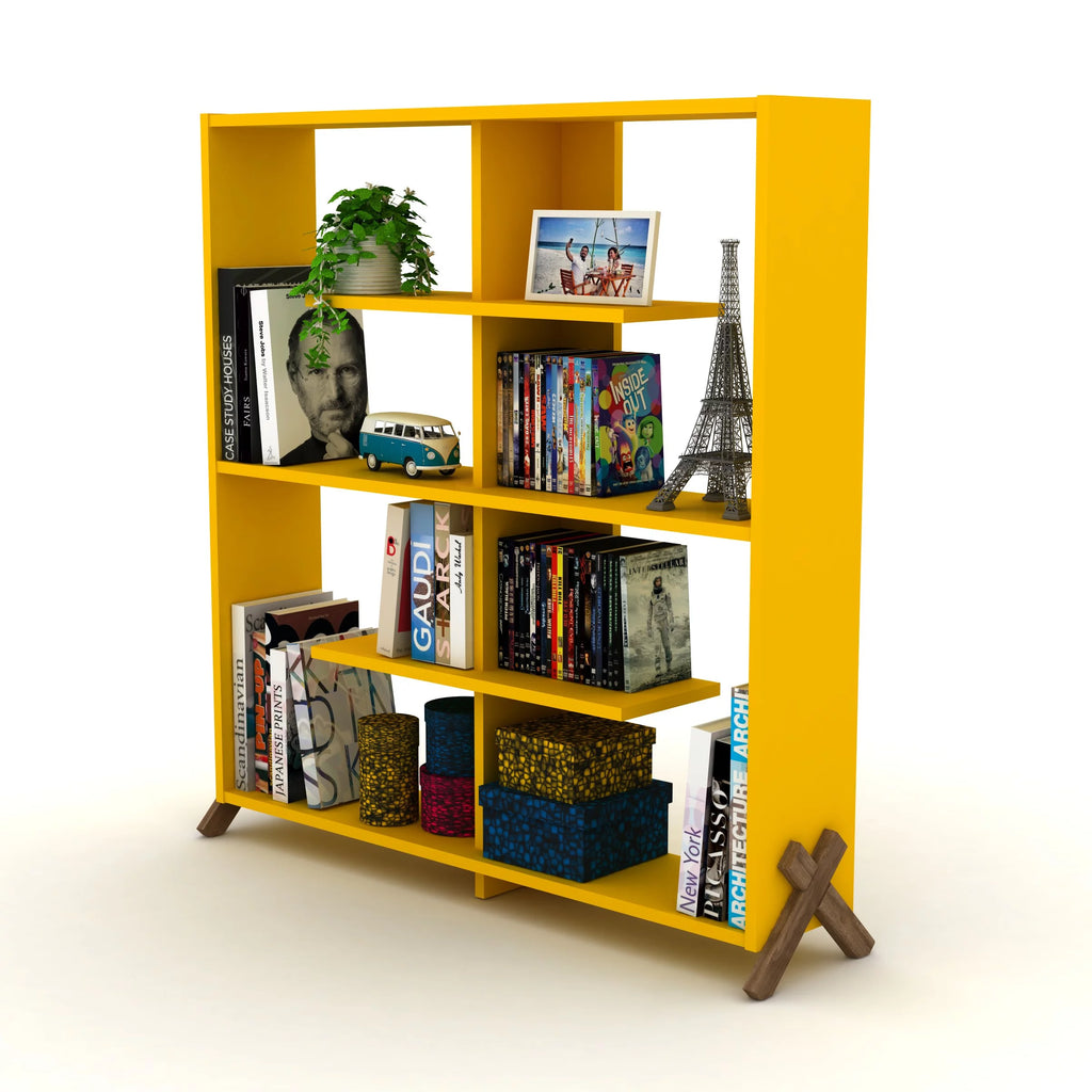 4 Tier Wood Bookshelf V31583