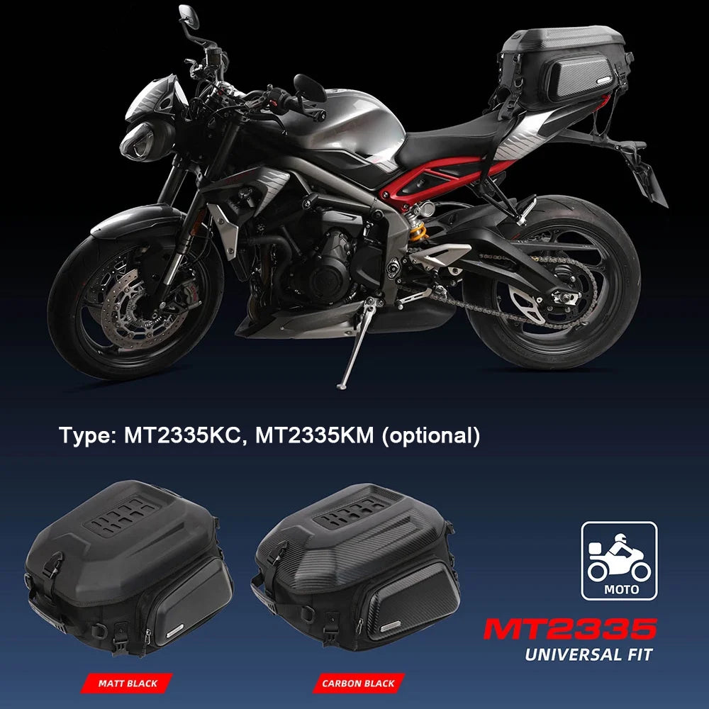 Expandable Motorcycle Rearseat Bag 23-35L T557