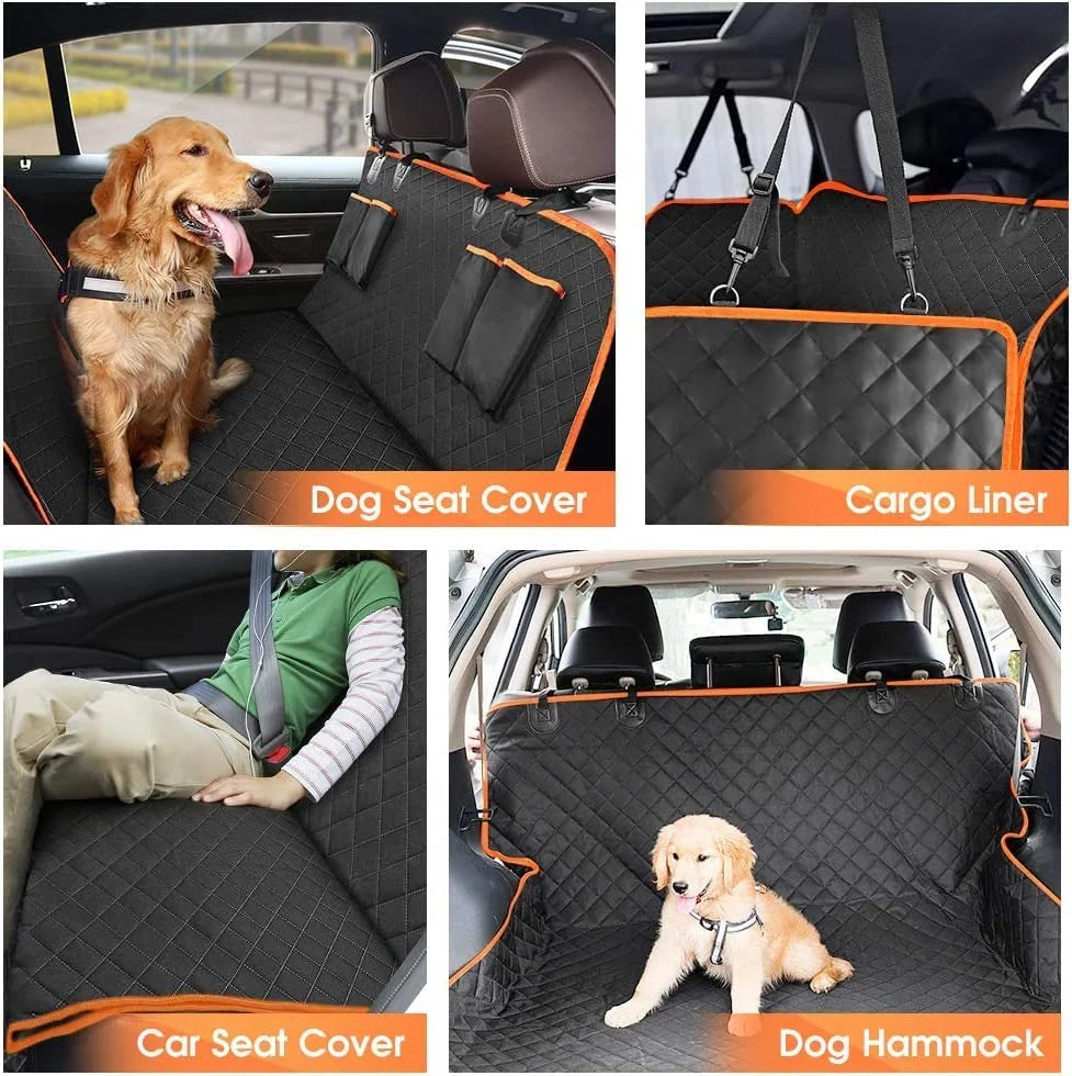 Waterproof Scratchproof Dog Car Seat Cover with Side Flaps Z735