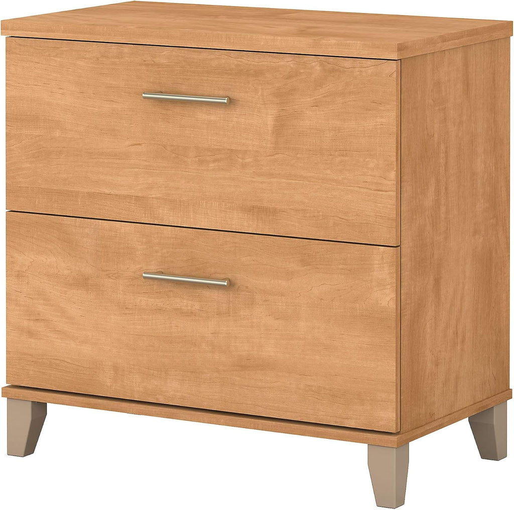 2 Drawer Lateral File Cabinet Mocha Cherry P645105