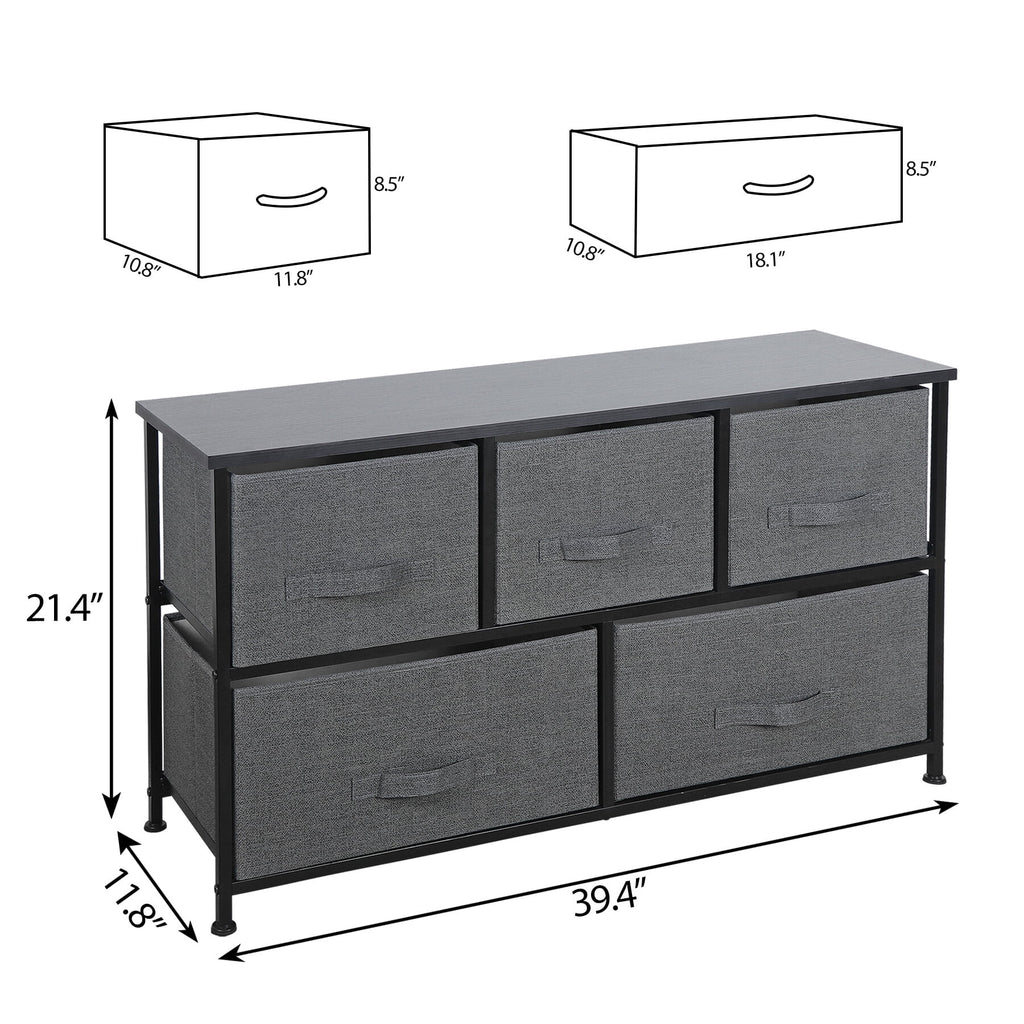 5 Drawer Storage Dresser N5678