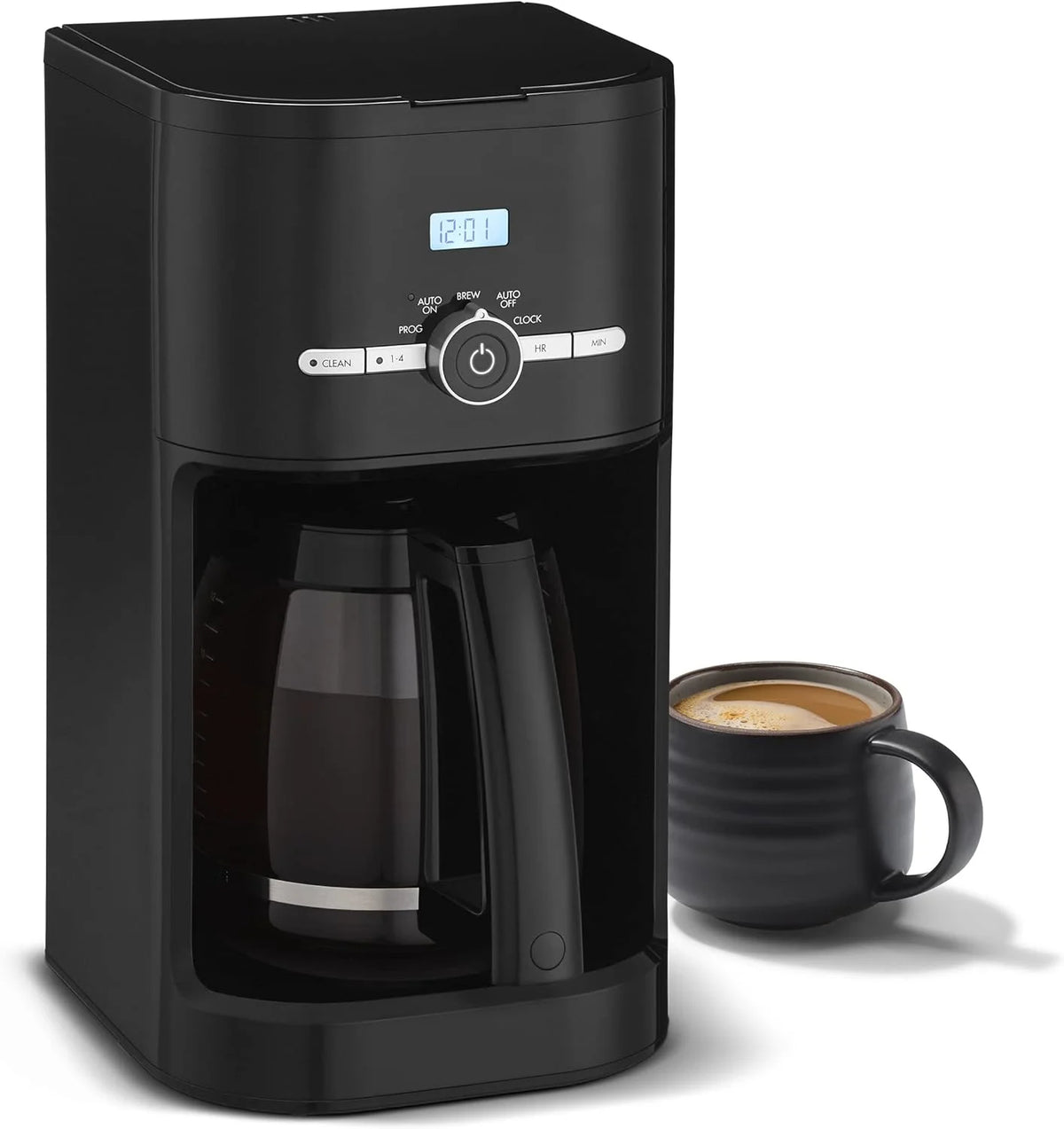12-Cup Programmable Coffeemaker, Black L8085