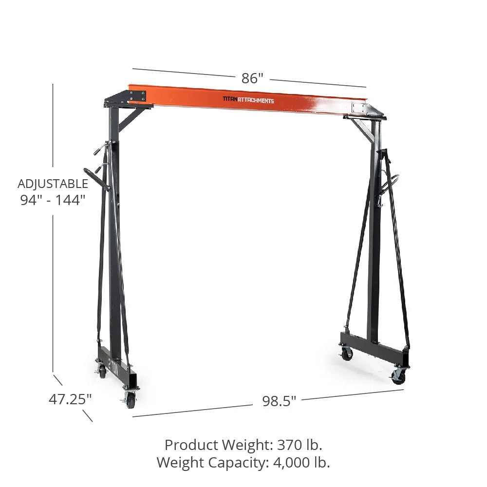 2 Ton Adjustable Steel Gantry Crane J6346