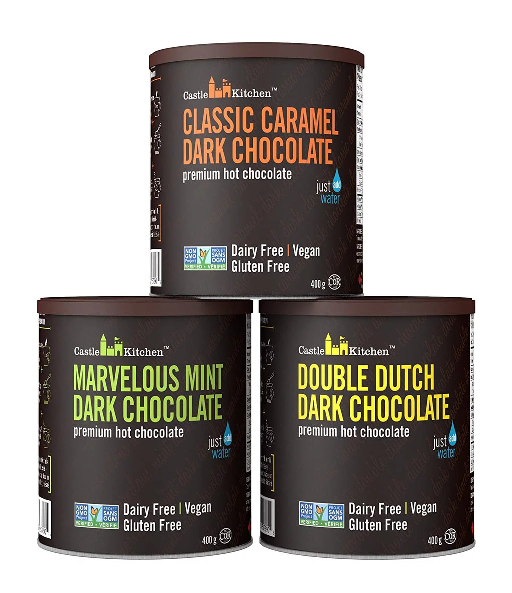 Natural Hot Chocolate Mix Variety Pack 42 Oz Dairy-Free Vegan P4652