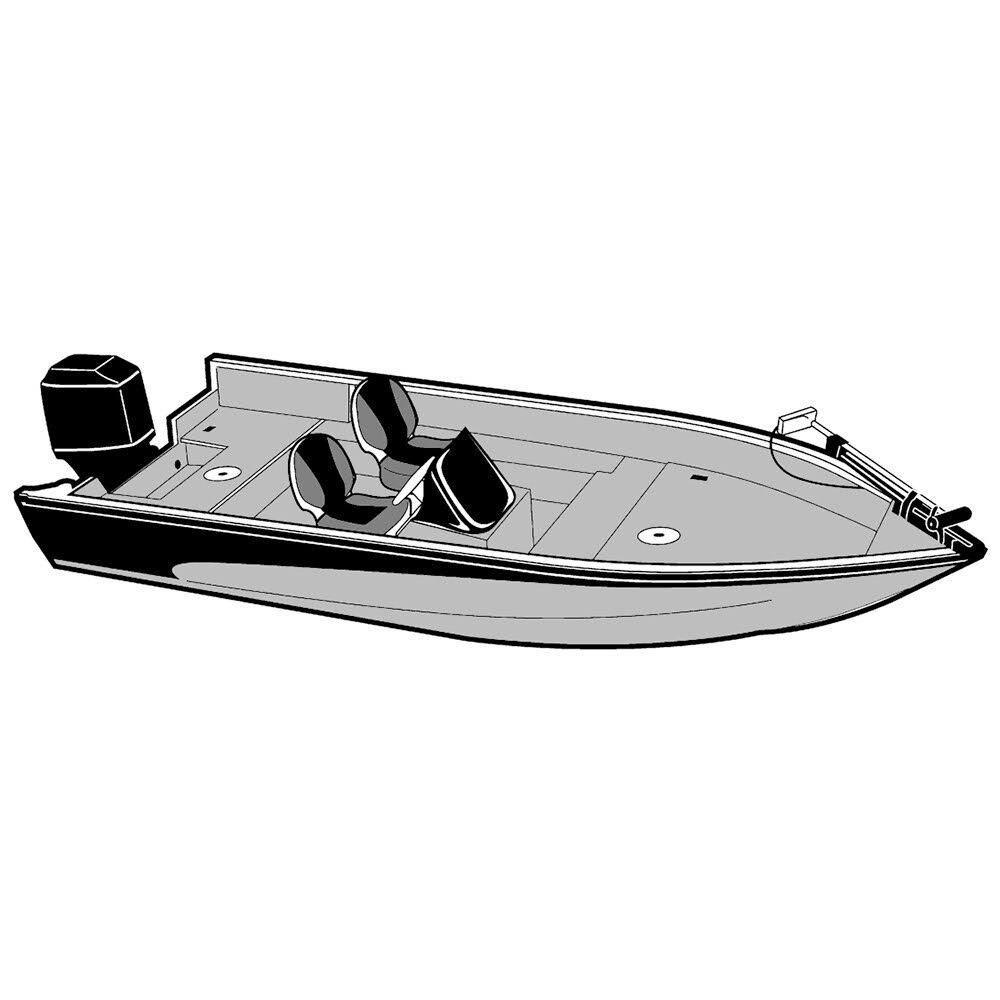 Grey Boat Cover for 16.5 V-Hull Fishing Boats C663521