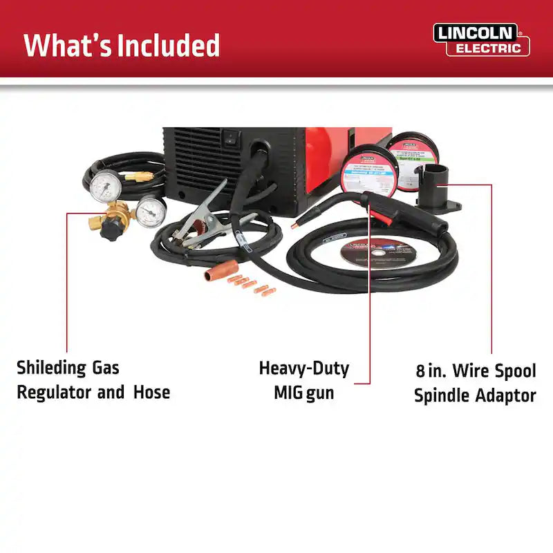 140 Amp MIG and Flux-Core Wire Feed Welder, 115V X425692
