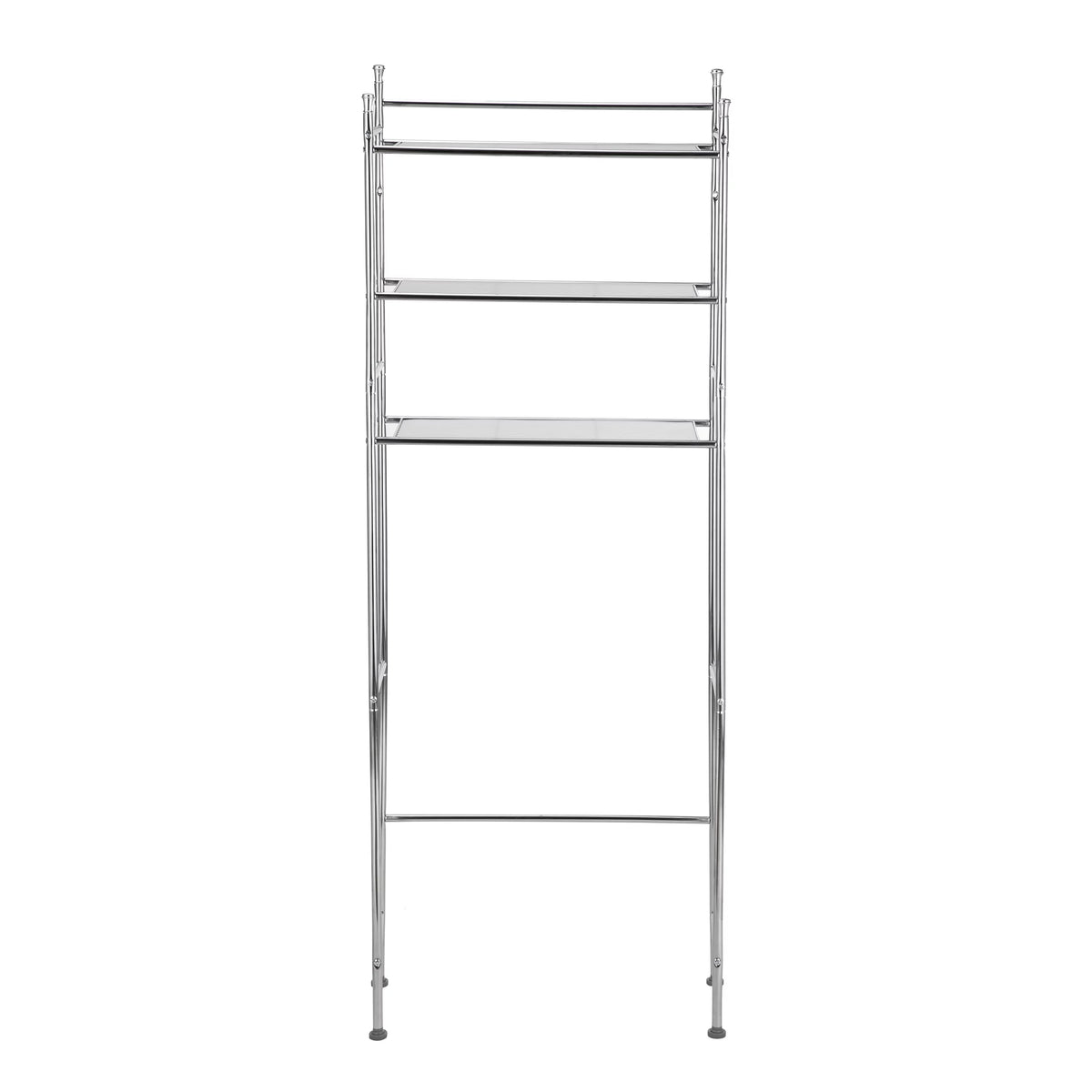Over the Toilet Steel 3-Shelf Storage Unit Chrome M52093