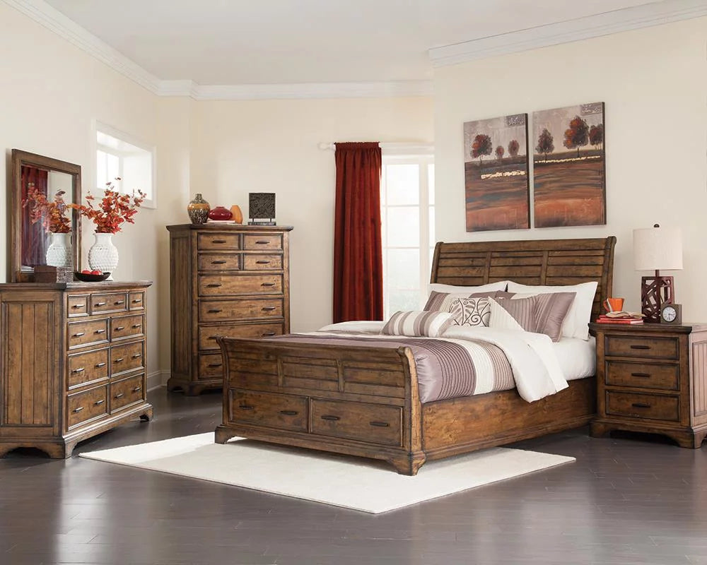 California King Storage Bed K3120