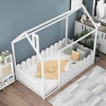 White Twin Bed Frame S108485