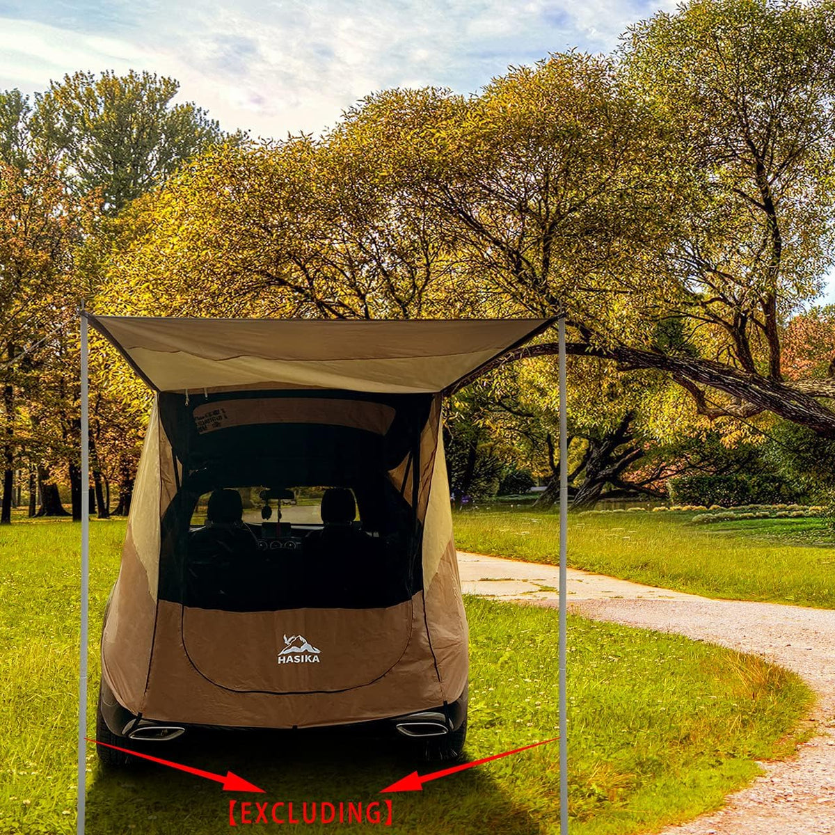 Yellow Waterproof Awning Tent Z620764
