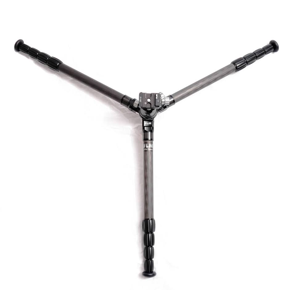 Carbon Fiber 5-Section Tripod with Ball Head and Quick Release Clamp D205