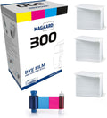 300 Prints YMCKO Color Ribbon with 300 PVC Cards A642321