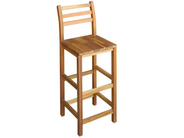 Bar Table and Chair Set 7 Pieces Solid Acacia Wood J481530