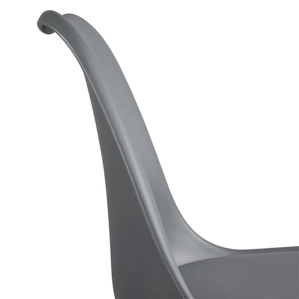 Dark Gray Upholstered Dining Chairs Set of 4 B967984