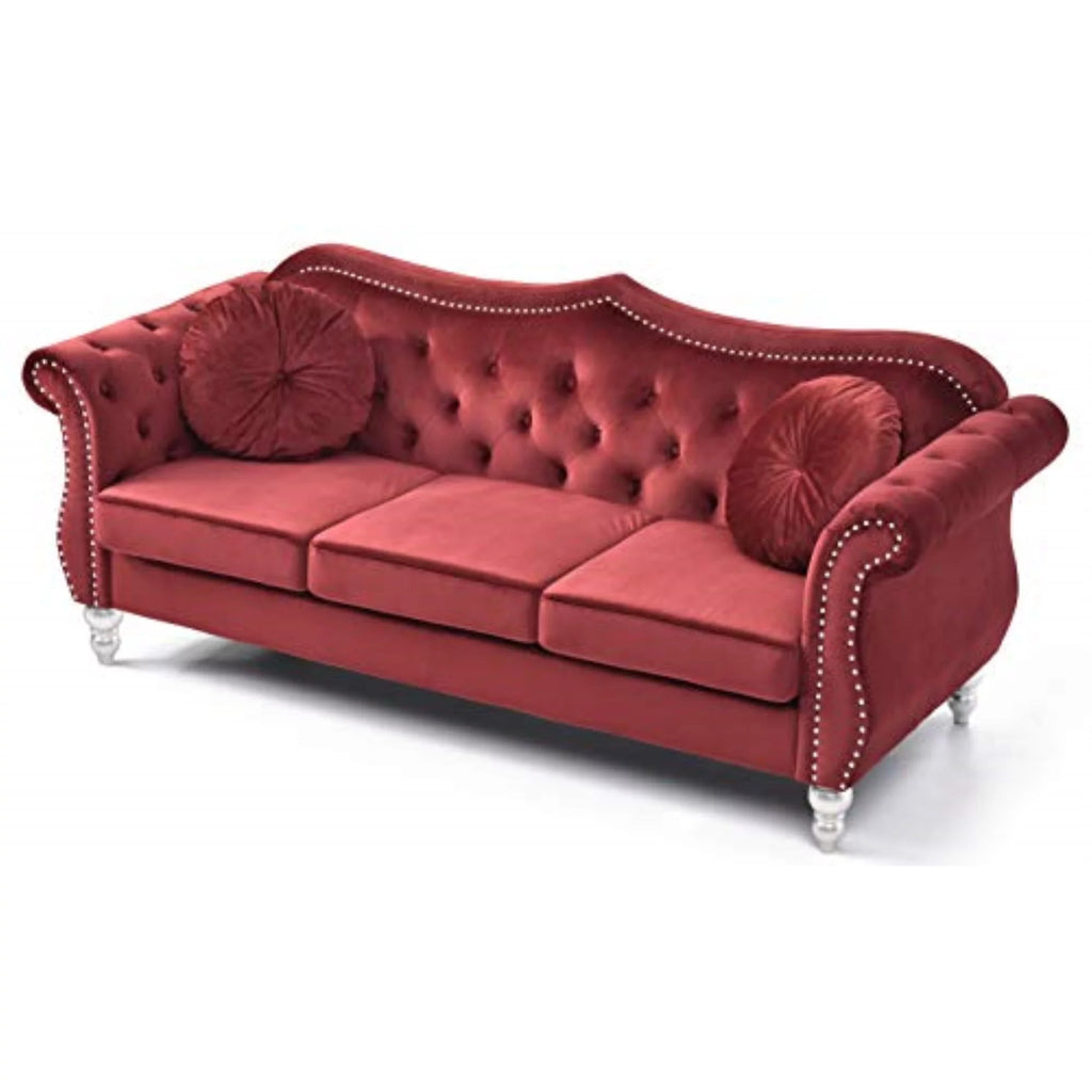 Burgundy Sofa Y22336