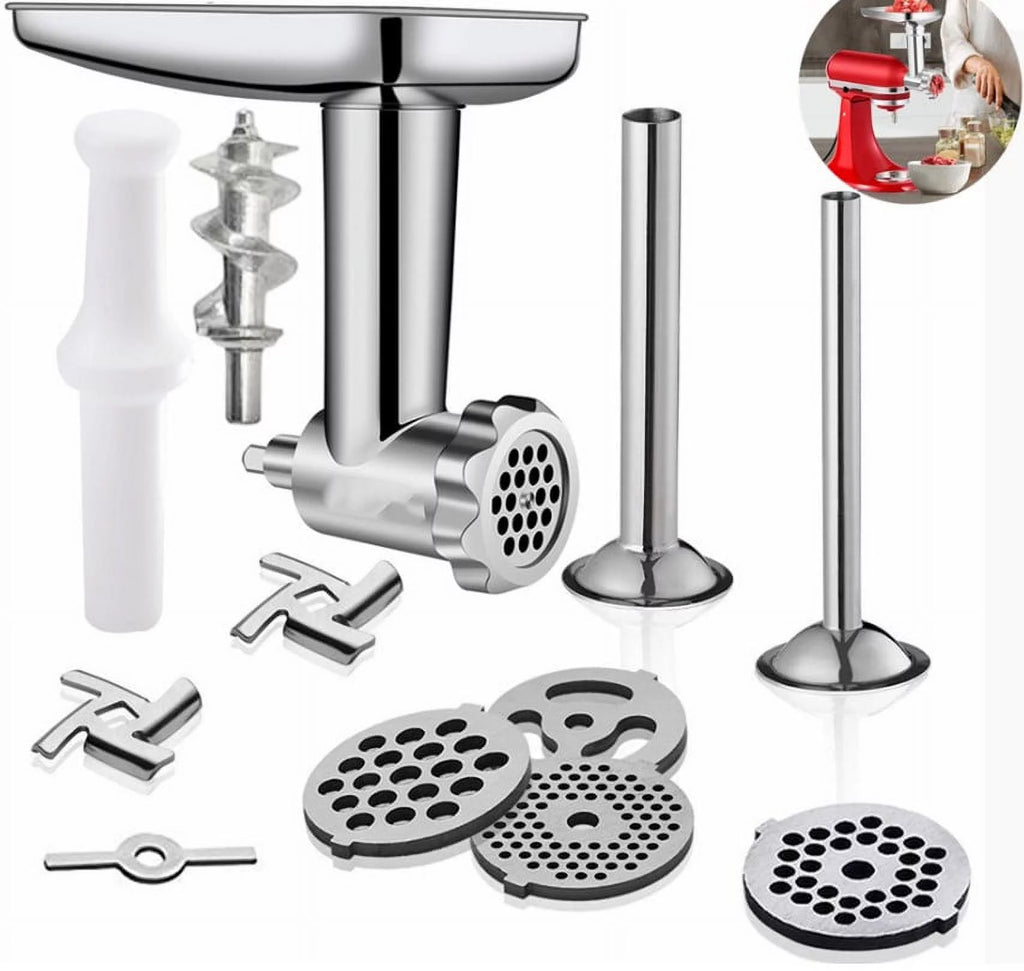 3 Sets Meat Grinder Slicer Juicer Attachment T114163