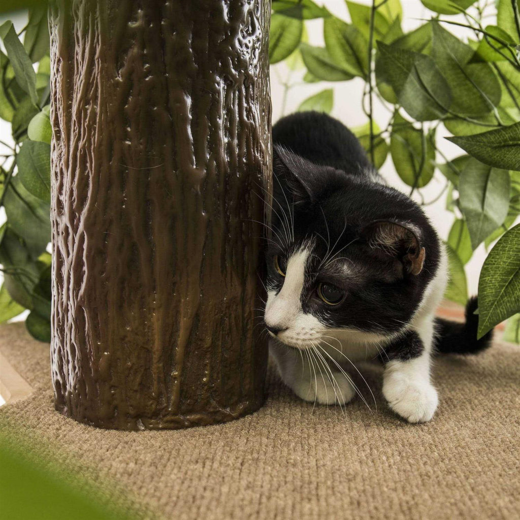 4ft Interchangeable Leaves Cat Activity Tree T654030