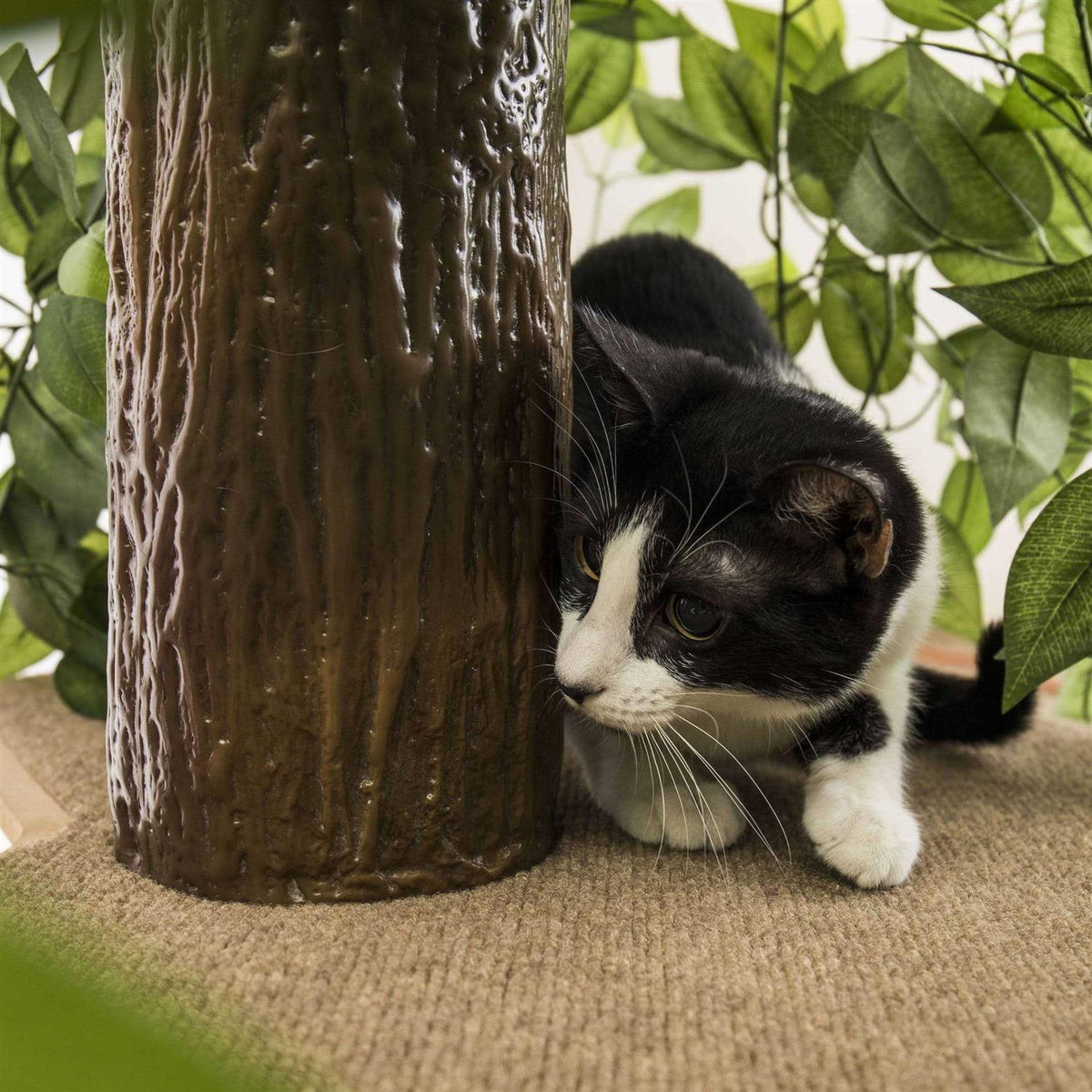 4ft Interchangeable Leaves Cat Activity Tree T654030