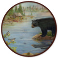 Wood Lazy Susan 18 x 18 G953