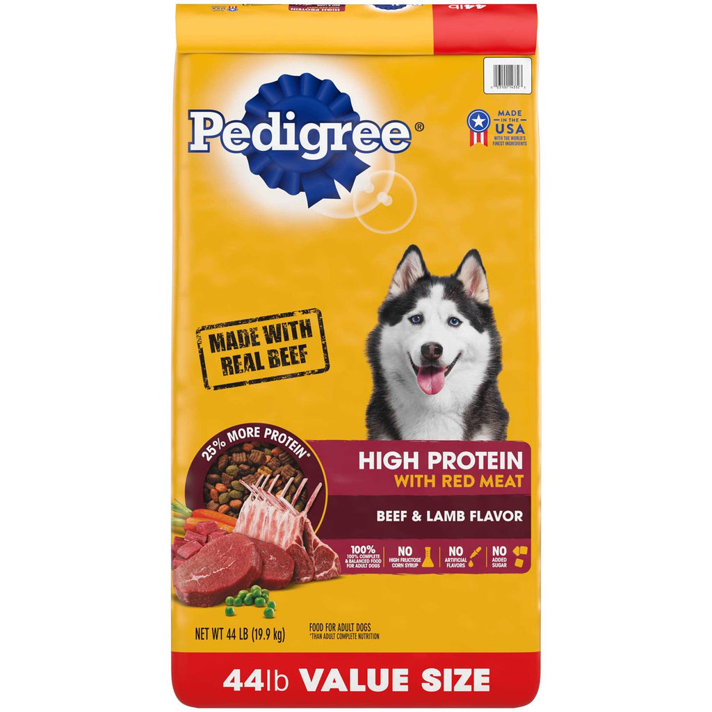 High Protein Adult Dry Dog Food Beef and Lamb O1156