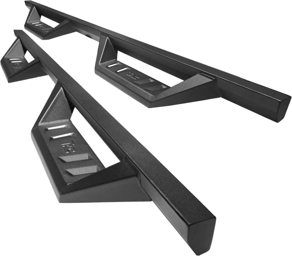 Black Fine Texture Side Steps Nerf Bars Running Boards (2pcs) V36110