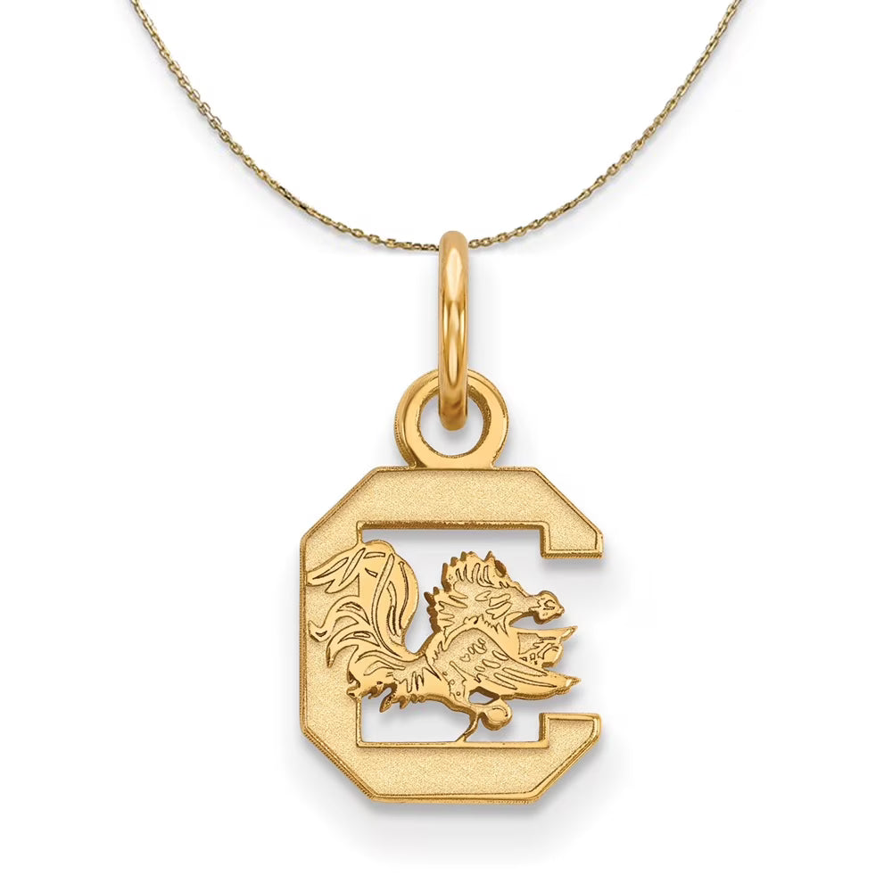 14k Yellow Gold Logo Necklace - 22 Inch E3417