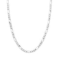 14K White Gold 20" 5.80mm Figaro Chain Necklace J10491