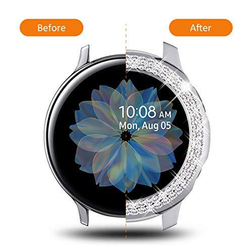 5 Packs Bling Frame Protective Case for Samsung Galaxy Watch Active 2 40mm N2799