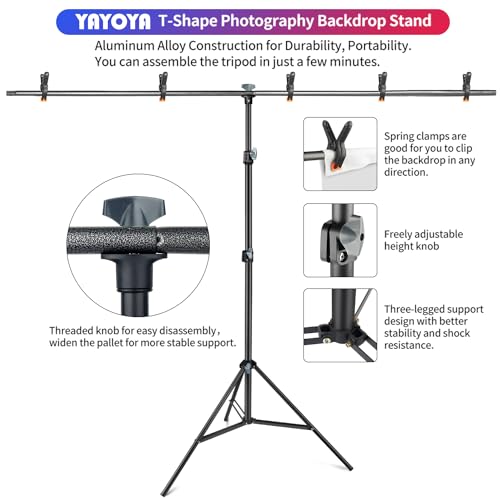 Green Screen Backdrop Kit 6.3 x 6.5 ft with Carrying Case and 5 Clips B129651