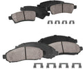 Ceramic Brake Pads with Rubber Shims and Hardware Z943
