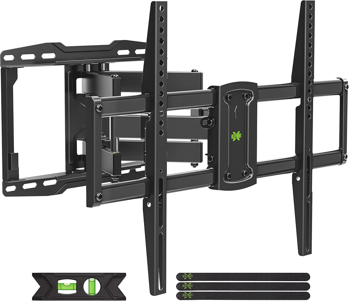 Full Motion TV Wall Mount for 37-75 inch TV, Up to 132lbs, Dual Articulating Arms, Max VESA 600x400mm, Pack of 2 Z86905