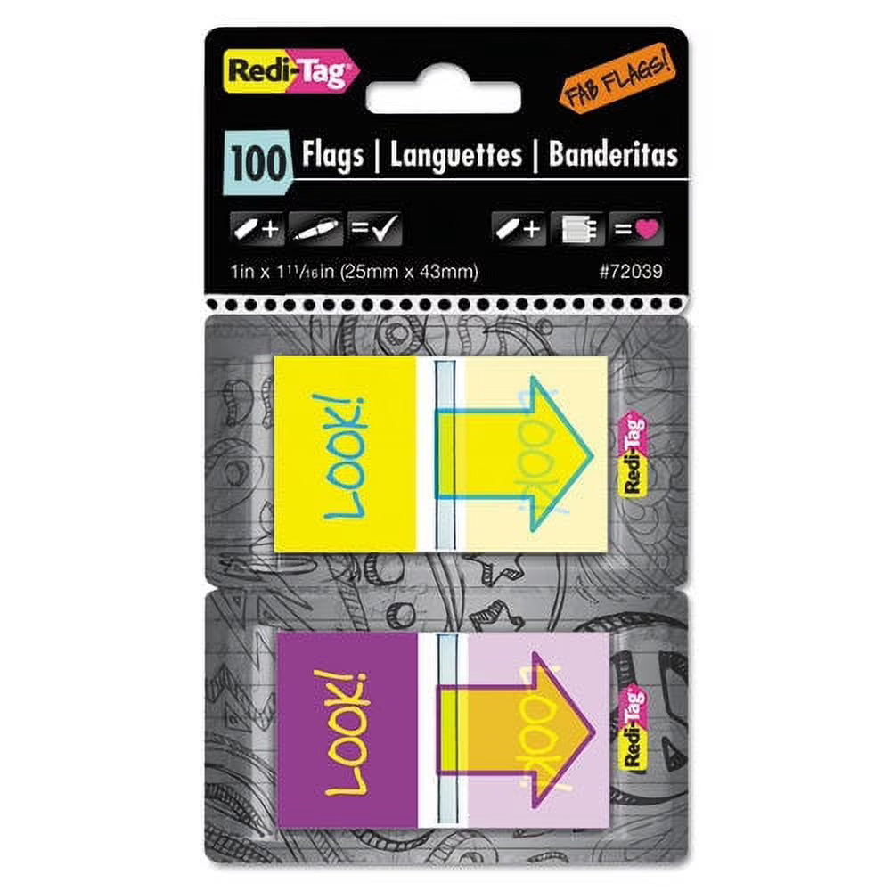 Pop-Up Page Flags with Dispenser Z3933