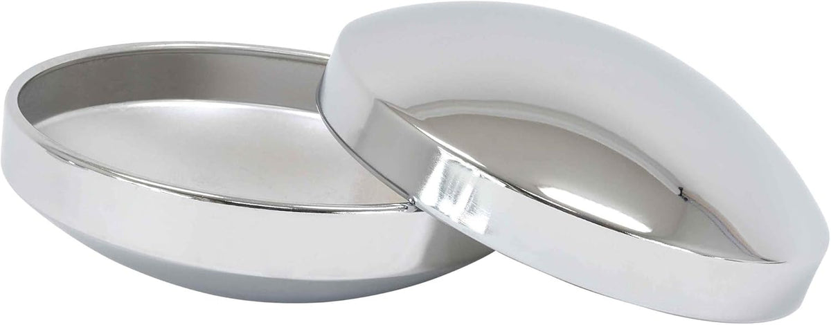 Steel Chrome Hub Caps and Lug Nut Covers D2449