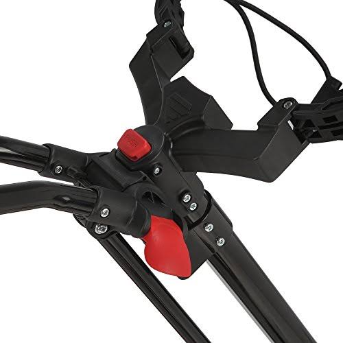 Folding Push Pull Golf Cart Black Red I3037