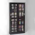 62x22 Double Wall Media Storage Cabinet, Espresso C306