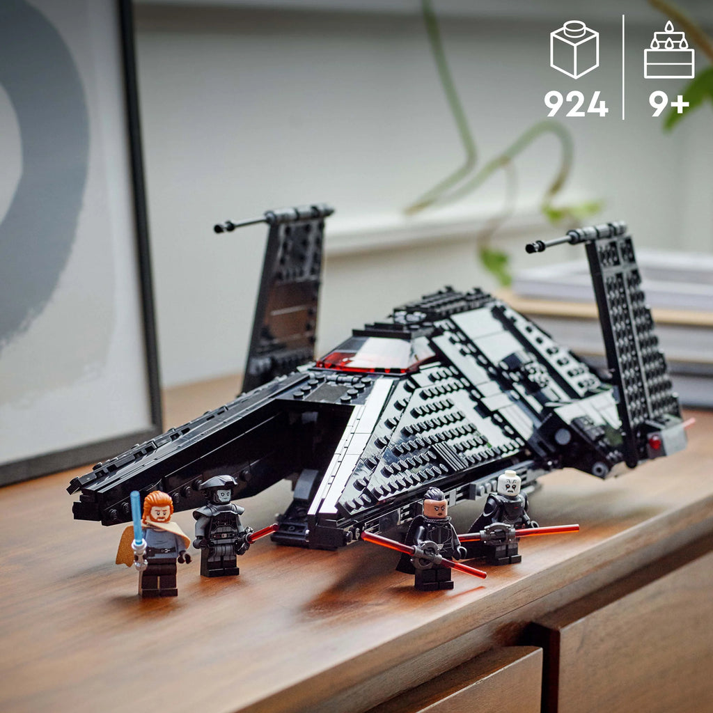 Buildable Toy Starship with Minifigure and Lightsabers P3853