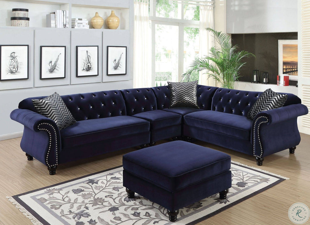 Blue Ottoman M110399