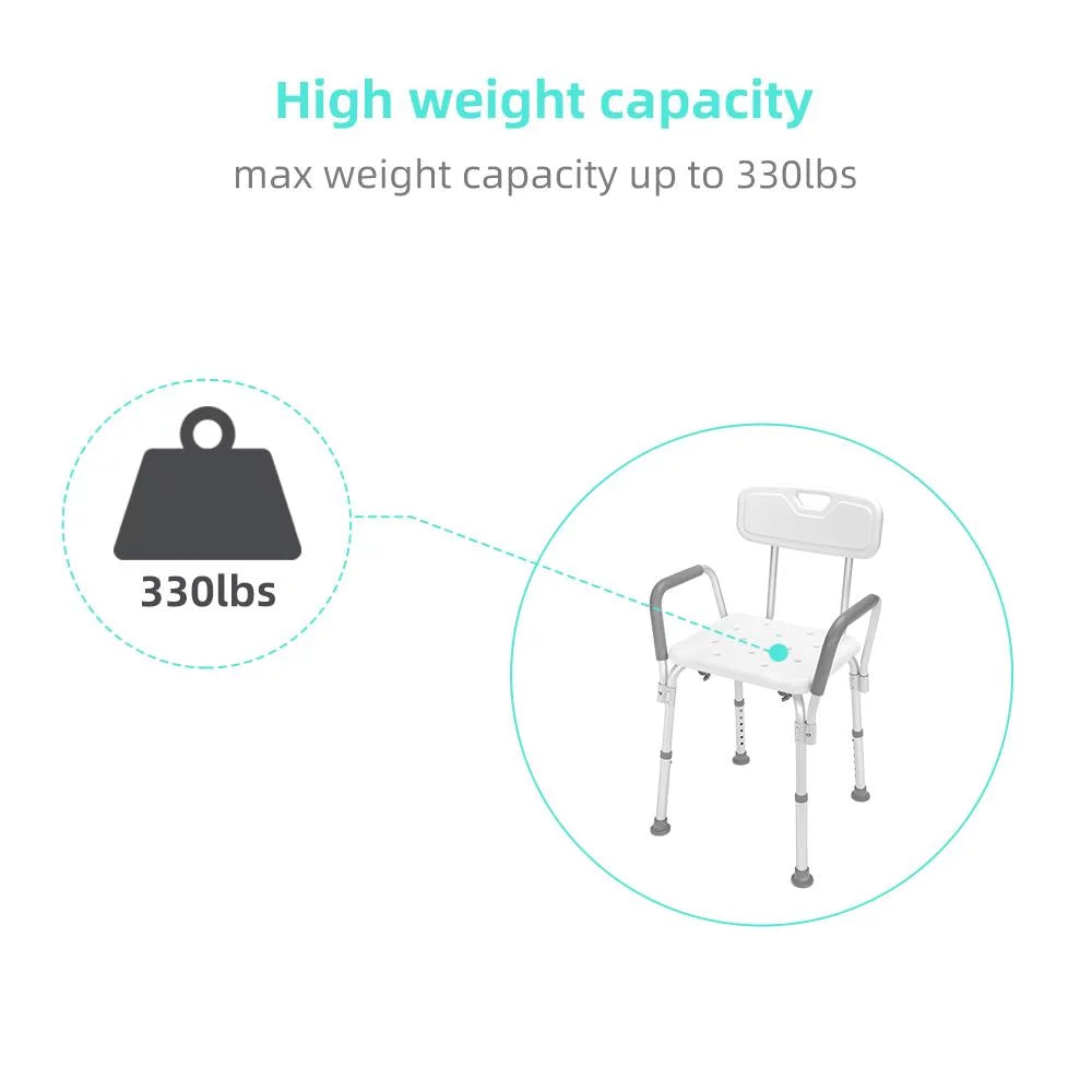 Heavy Duty Shower Chair with Arms O183