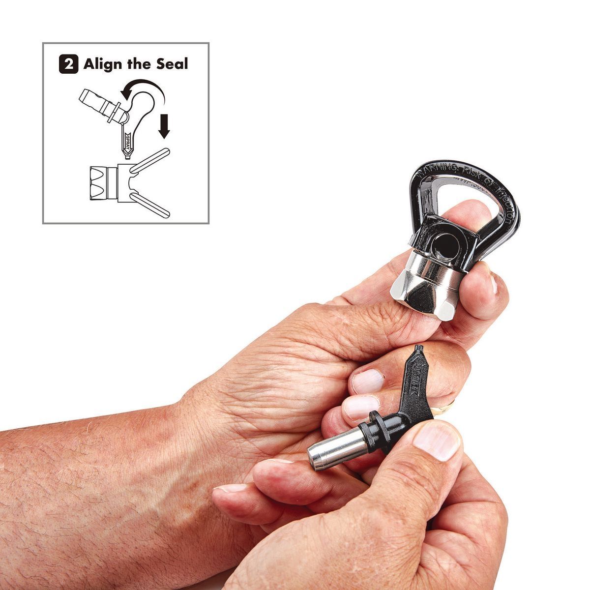 Reversible Airless Paint Spray Tip L521